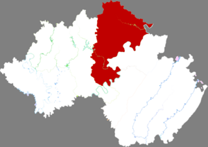 Гуанъань на карте