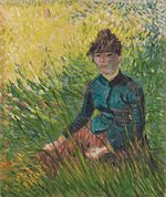 Van Gogh - Frau, im Gras sitzend.jpeg
