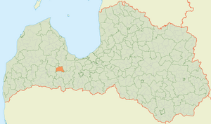 Яунпилсская волость на карте