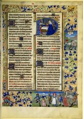 Danse de paysans et apparition aux bergers, f.21