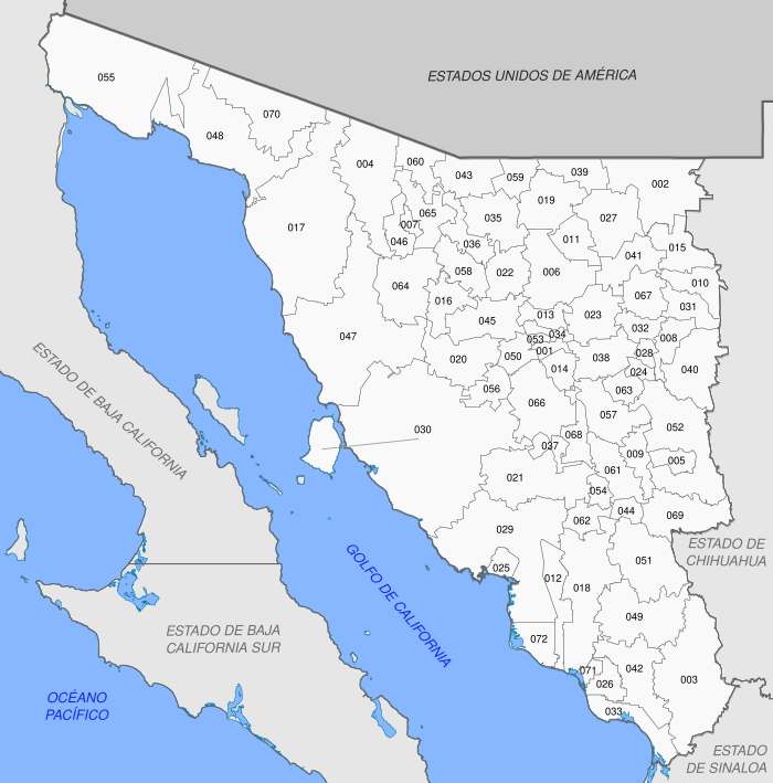 Municipios de Sonora.svg