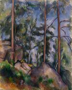 Paul Cézanne - Pins et Rochers (Fontainebleau?) - Google Art Project.jpg