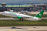 Turkmenistan Airlines Boeing 737-800 green Karakas.jpg