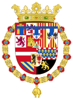 Coat of Arms of the Prince of Asturias-Azur Label (1580-1665).svg