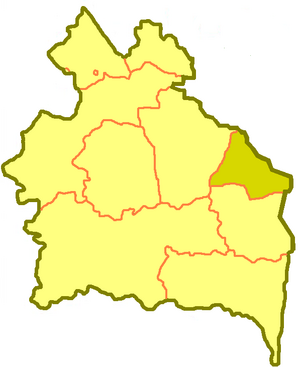 Кокпектинский район на карте