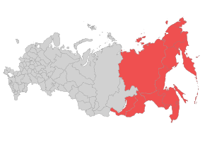 Map of Russia Far Eastern Federal District 2024.svg