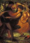 Dante Gabriel Rossetti - A Fight for a Woman (1865).jpg