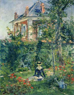 Edouard Manet - Girl in the Garden at Bellevue.JPG