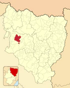 Расположение муниципалитета на карте провинции