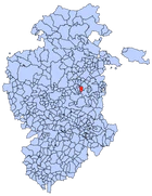 Расположение муниципалитета на карте провинции