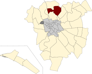 Roma Quartiere II Parioli locator map.svg