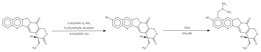 Topotecan synthesis.svg