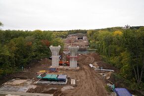 View of Bridge of the Eastern Exit under construction 3.jpg