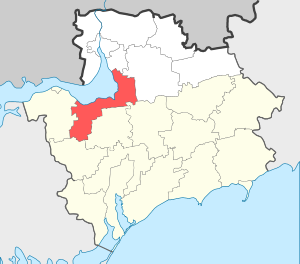 Васильевский район на карте