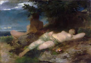 Arnold Böcklin - Nymphe und Satyr (1871).jpg