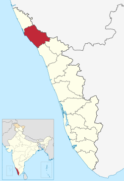 Каннур на карте