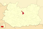 Расположение муниципалитета на карте провинции