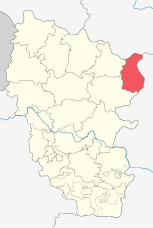 Меловский район на карте