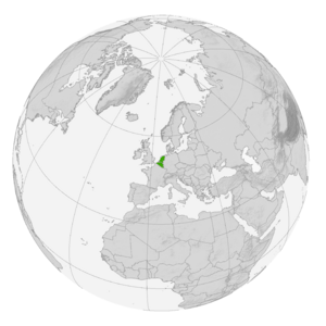 Бенилюкс на карте мира