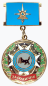 Знак ГУ МЧС России по Иркутской области «За отличие».png