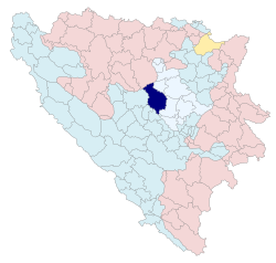 Зеница на карте