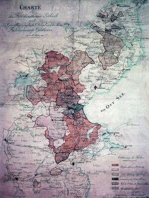 Княжество Любек в 1819 году