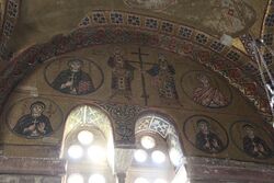 Hosios Loukas (narthex) - West wall, left 02.jpg
