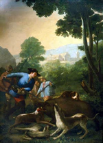 La Caza del Jabalí, Goya 1775.jpg