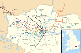 London Underground with Greater London map.svg