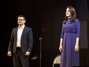 Suren Baghdasaryan and Marina Selivanova at MIDF-2016.jpg