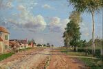 Camille Pissarro - Route de Versailles, Rocquencourt - Google Art Project.jpg
