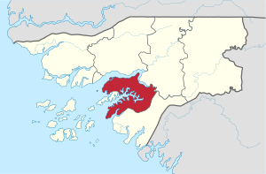 Кинара на карте