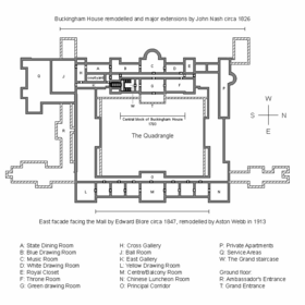 Plan of Buckingham palace.gif