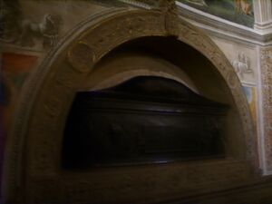 Santa Trinita, cappella Sasssetti, giuliano da sangallo 2.JPG