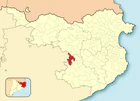 Расположение муниципалитета на карте провинции