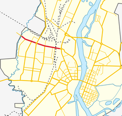 На карте города