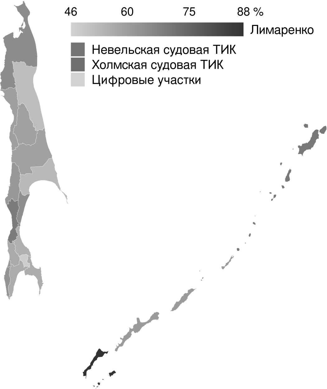 2019 Sakhalin Oblast gubernatorial election map.svg