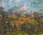 Cezanne - Mont Sainte Victoire von Lauves aus gesehen 1.jpg