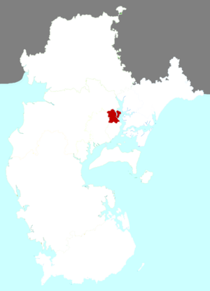 Чикань на карте