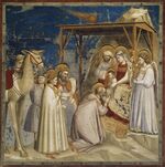 Giotto di Bondone - No. 18 Scenes from the Life of Christ - 2. Adoration of the Magi - WGA09195.jpg