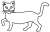 Héraldique meuble Chat.svg