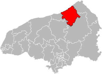 Кантон на карте департамента Приморская Сена