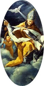 Goya - San Gregorio Magno, Ca. 1772, Iglesia parroquial de San Juan Bautista.jpg