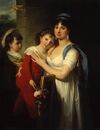 Portrait of Anna Muravyova-Apostol with her son Mathew and her daughter Catherine.JPG