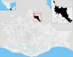 SJB Tuxtepec Municipal Map.svg