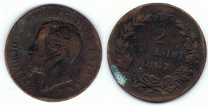 2 Centesimi di Lira - Regno d'Italia - 1867.png