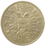 50 Groschen 1935 Rückseite