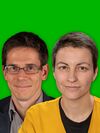 Bas Eickhout and Ska Keller portrait for 2019 EU elections.jpg