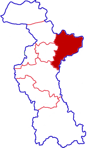 Линьцзы на карте