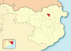 Расположение муниципалитета на карте провинции